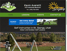 Tablet Screenshot of mygolfstudio.com